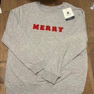 Petit Lem Gray Holiday Sweatshirt